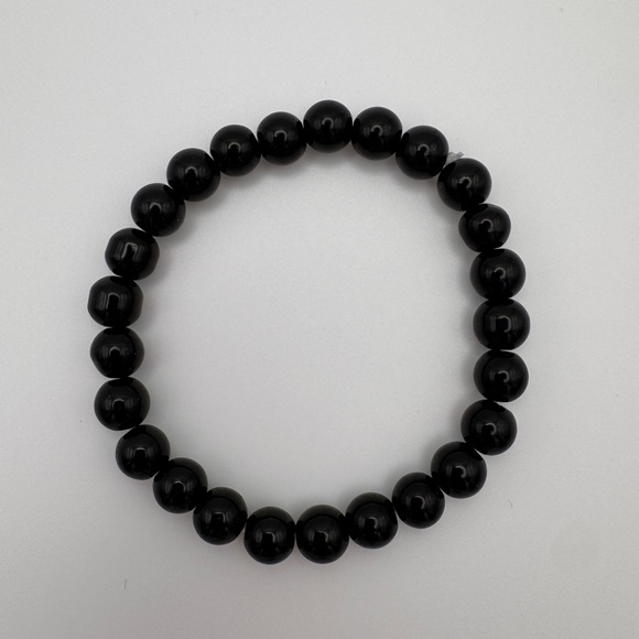 Handmade Jewelry - Elegant Black Beaded Bracelet